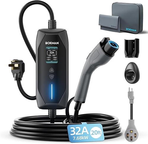 bokman Portable Level 2 and Level 1 EV Charger